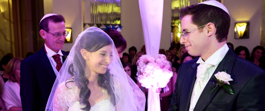 Jewish Wedding – Rachel & Justin at Claridges Hotel, Mayfair, London.