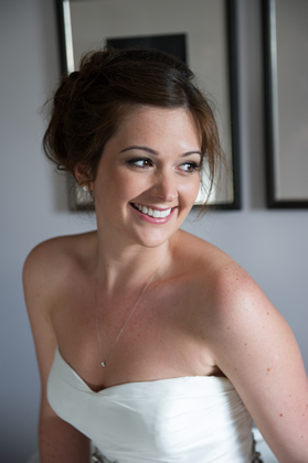 Bride at country house near Mortimer in Berkshire for Wedding Hair & Make-up by Anabela of Maidenhead